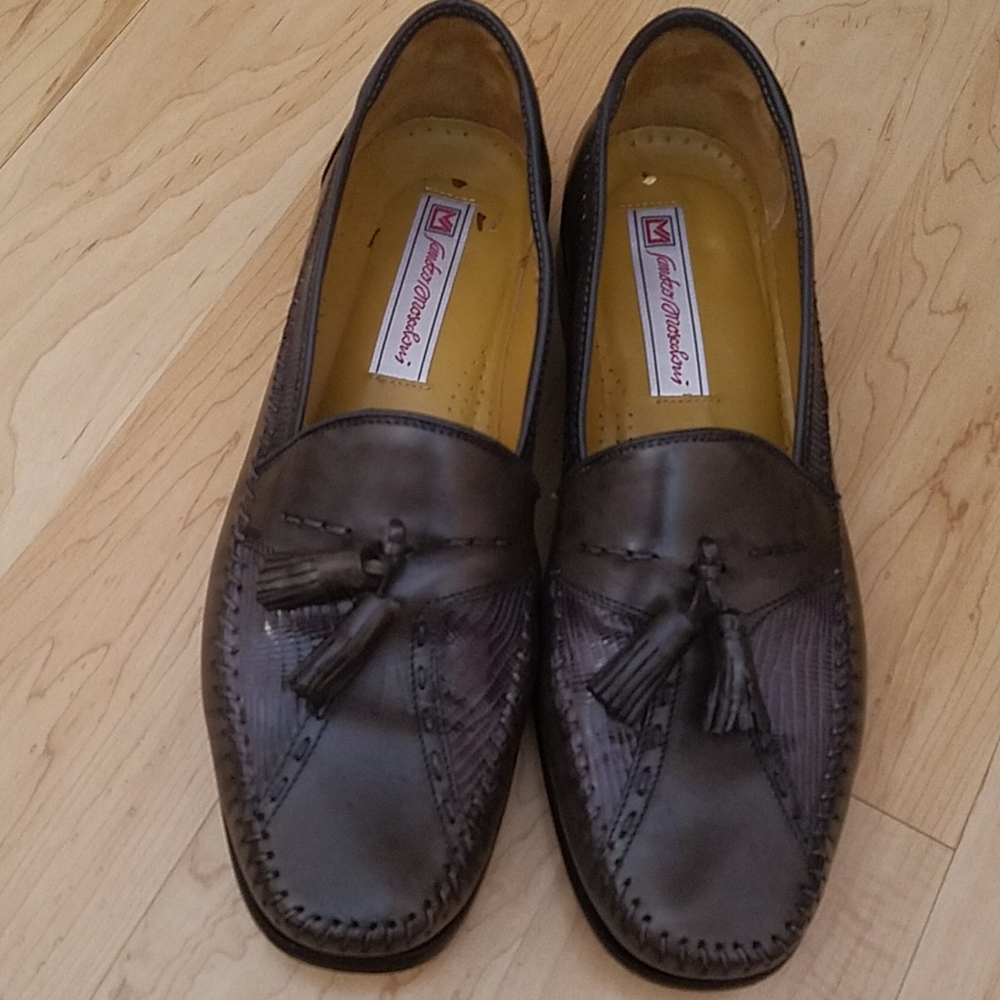 Sandro Moscoloni Mens Lizzard Tassle Shoes